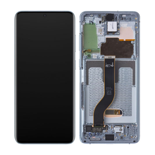 Samsung Galaxy S20 Plus 4G/5G (G985/G986) Skärm med LCD Display Original - Ljusblå image 1