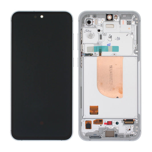 Samsung Galaxy S23 FE Display med LCD Skärm Original - Vit image 1