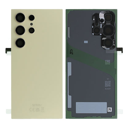 Samsung Galaxy S24 Ultra (SM-S928B) Baksida Original - Titanium Gul image 1
