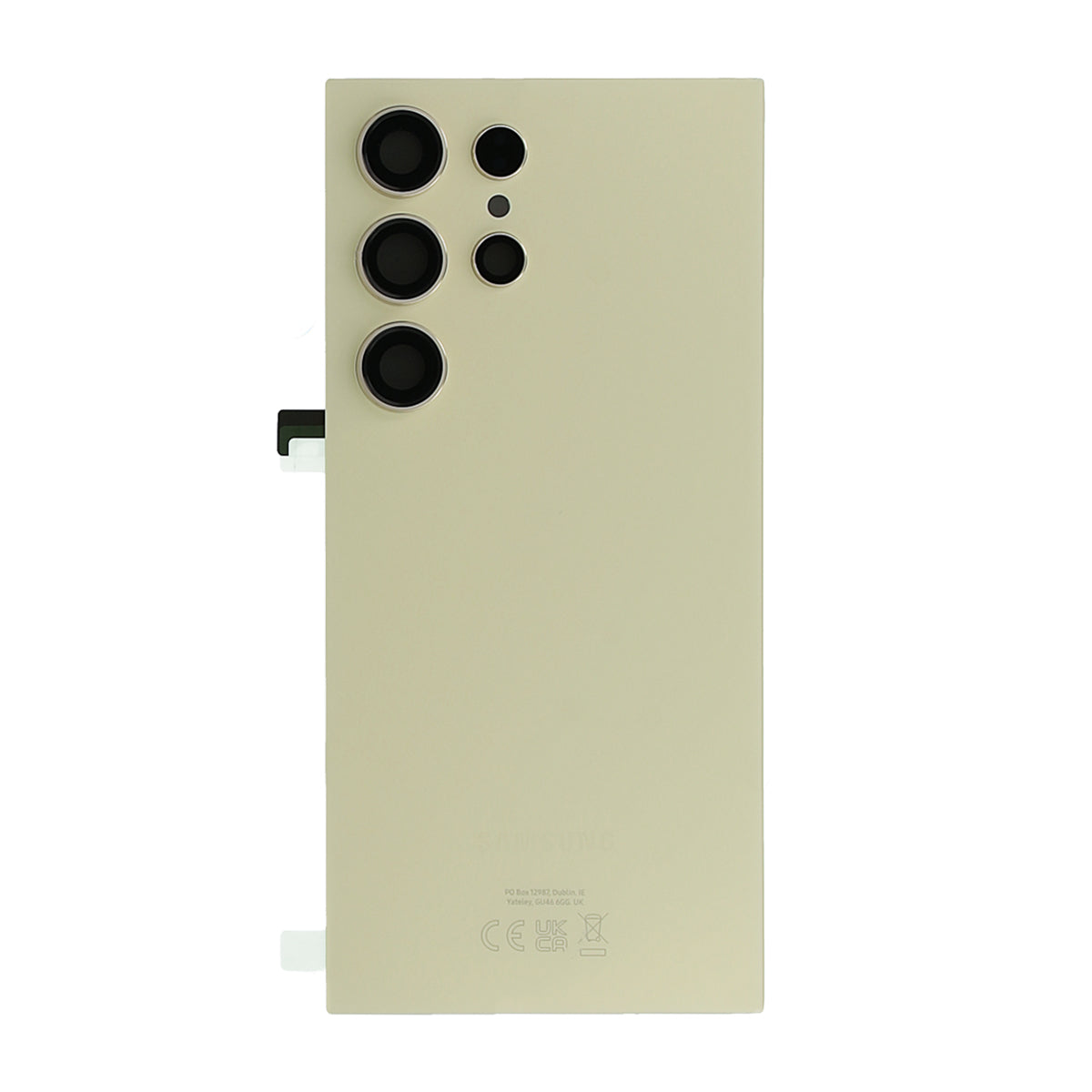 Samsung Galaxy S24 Ultra (SM-S928B) Baksida Original - Titanium Gul image 2