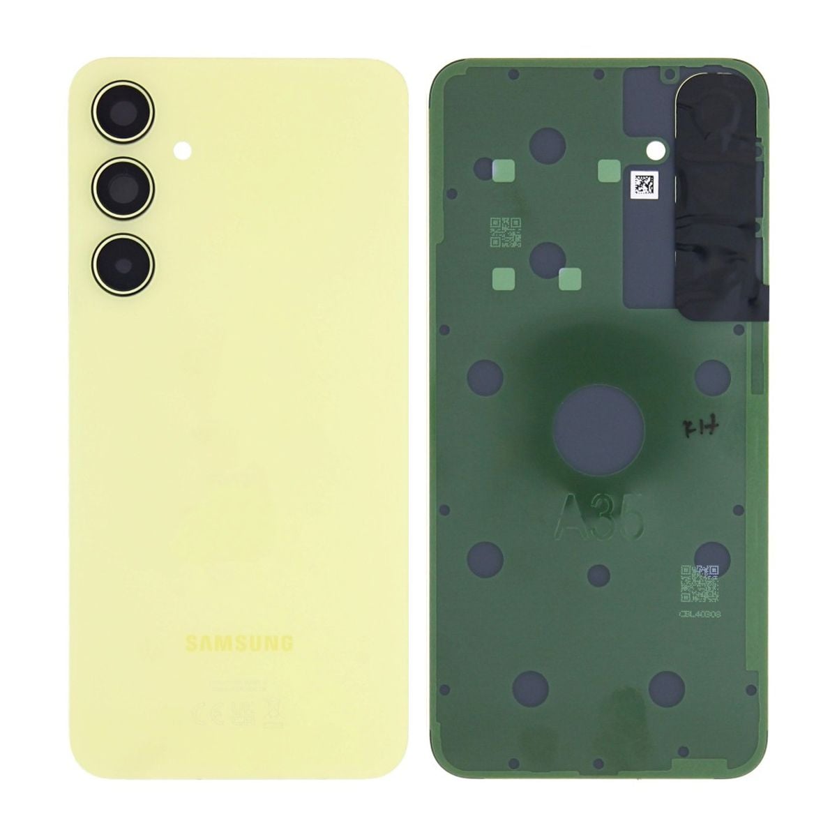 Samsung Galaxy A35 5G (SM-A356B) Baksida Original - Gul image 1