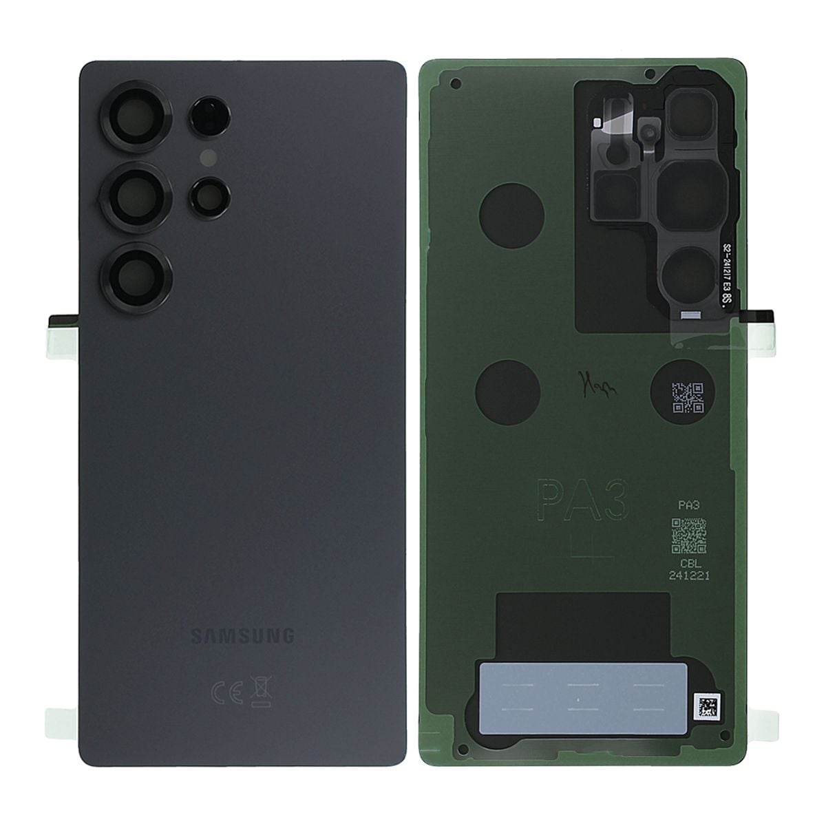 Samsung Galaxy S25 Ultra Baksida Orignal - Titanium Svart image 1