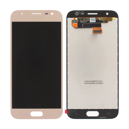 Samsung Galaxy J3 2017 (SM-J330F) Skärm med LCD Display Original - Guld image 1