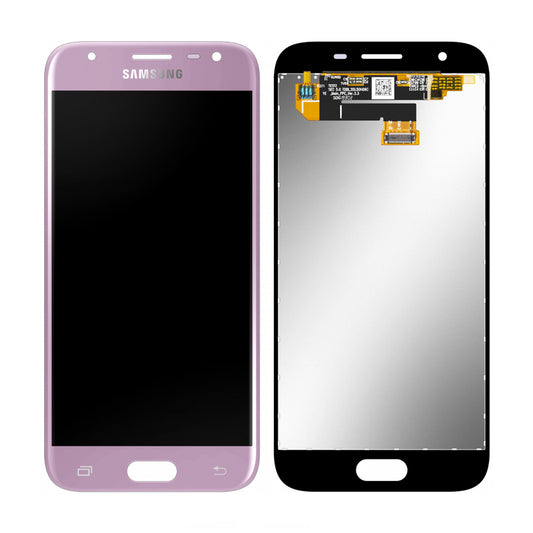 Samsung Galaxy J3 2017 (SM-J330F) Skärm med LCD Display Original - Rosa image 1