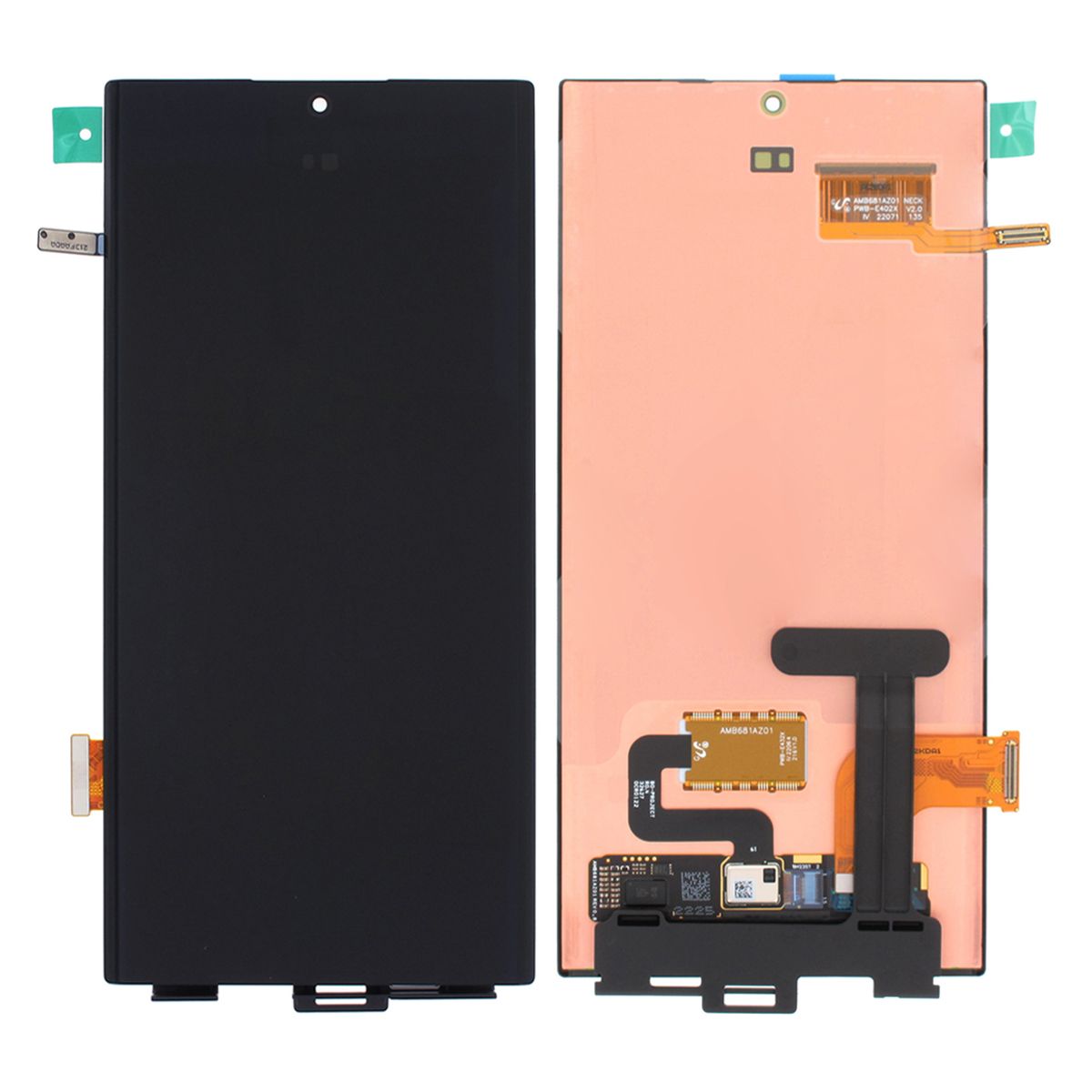 Samsung Galaxy S22 Ultra Skärm med LCD Display Original - Svart image 1