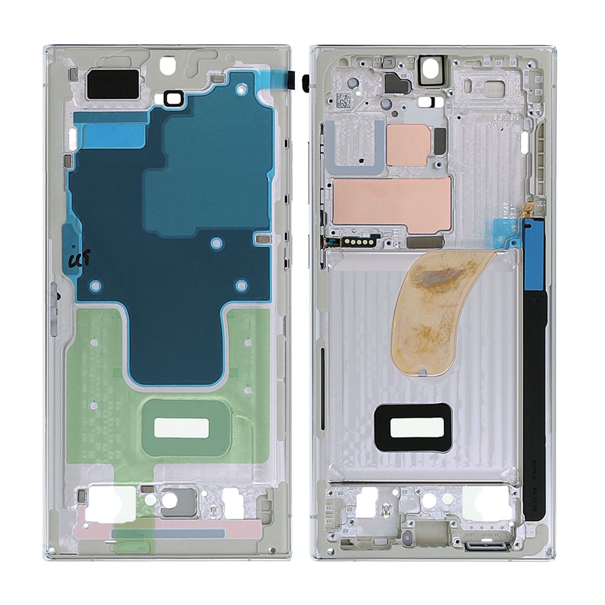 Samsung Galaxy S23 Ultra Mittemram Original - Kräm image 1