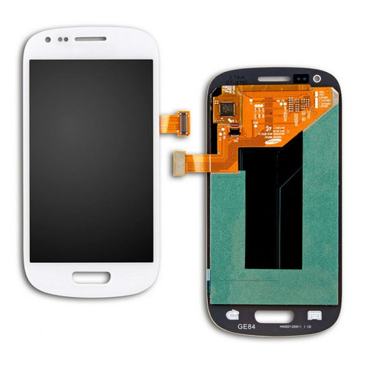 Samsung Galaxy S3 Mini Skärm med LCD Display Original - Vit image 1
