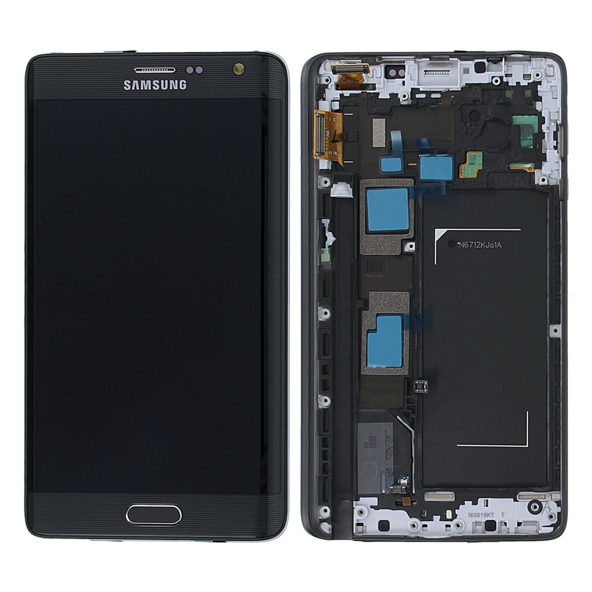 Samsung Galaxy Note Edge (SM-N915F) Skärm med LCD Display Original - Svart image 1