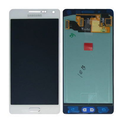 Samsung Galaxy A5 (SM-A500F) Skärm med LCD Display Original - Vit image 1