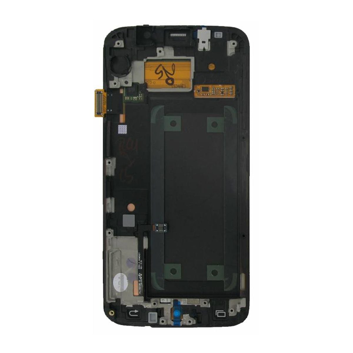 Samsung Galaxy S6 Edge (SM-G925F) Skärm med LCD Display Original - Vit image 3