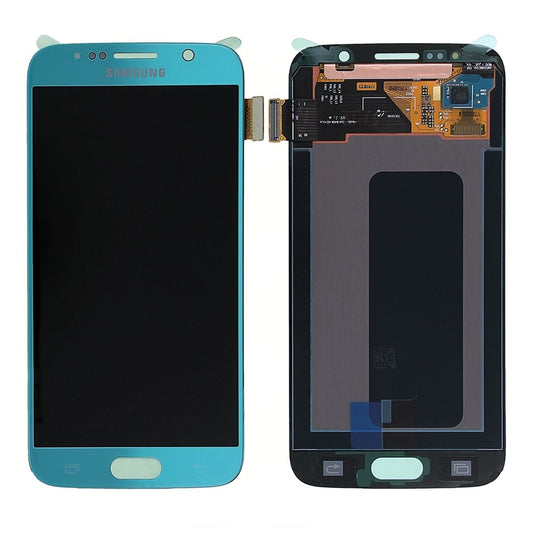 Samsung Galaxy S6 (SM-G920F) Skärm med LCD Display Original - Blå image 1