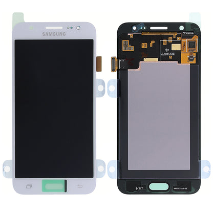 Samsung Galaxy J5 (SM-J500F) Skärm med LCD Display Original - Vit image 1