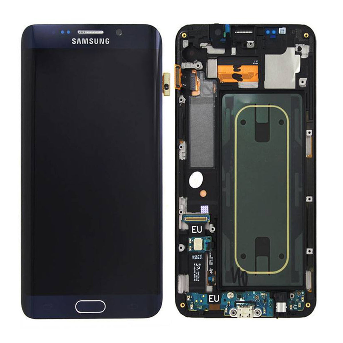 Samsung Galaxy S6 Edge+ (G928F) Skärm med LCD Display Original - Svart image 1