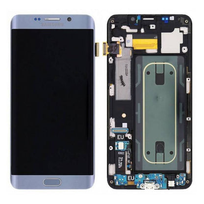 Samsung Galaxy S6 Edge+ (G928F) Skärm med LCD Display Original - Silver image 1