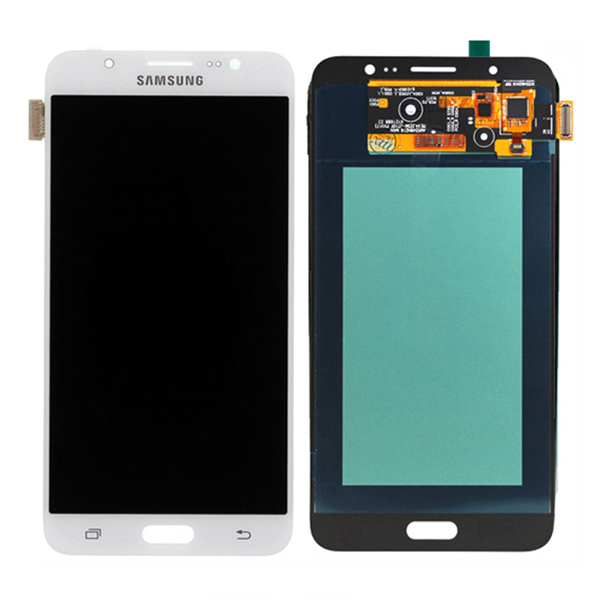 Samsung Galaxy J7 2016 Skärm med LCD Display Original - Vit image 1