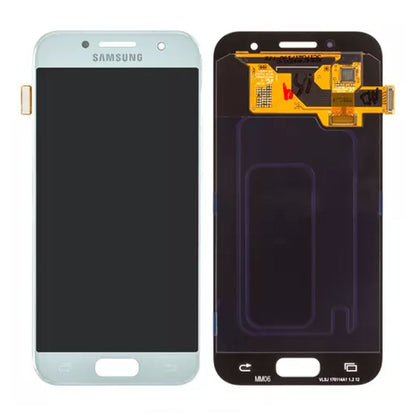 Samsung Galaxy A3 2017 (SM-A320F) LCD Skärm med Display Original - Blå image 1
