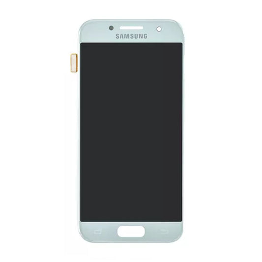 Samsung Galaxy A3 2017 (SM-A320F) LCD Skärm med Display Original - Blå image 2