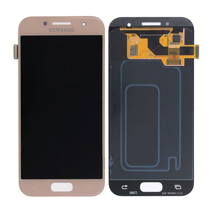 Samsung Galaxy A3 2017 (SM-A320F) LCD Skärm med Display Original - Rosa image 1