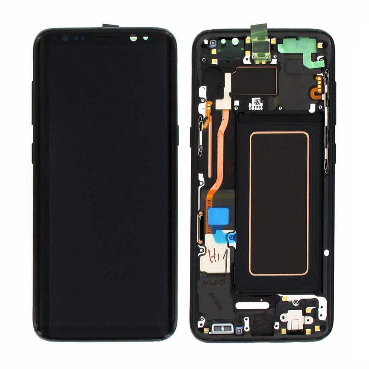 Samsung Galaxy S8 SM-G950F Skärm med LCD Display Original - Svart image 1