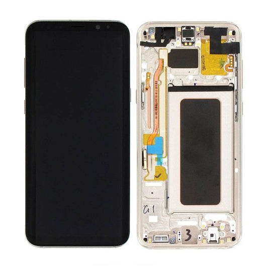 Samsung Galaxy S8 Plus (SM-G955F) Skärm med LCD Display Original - Guld image 1
