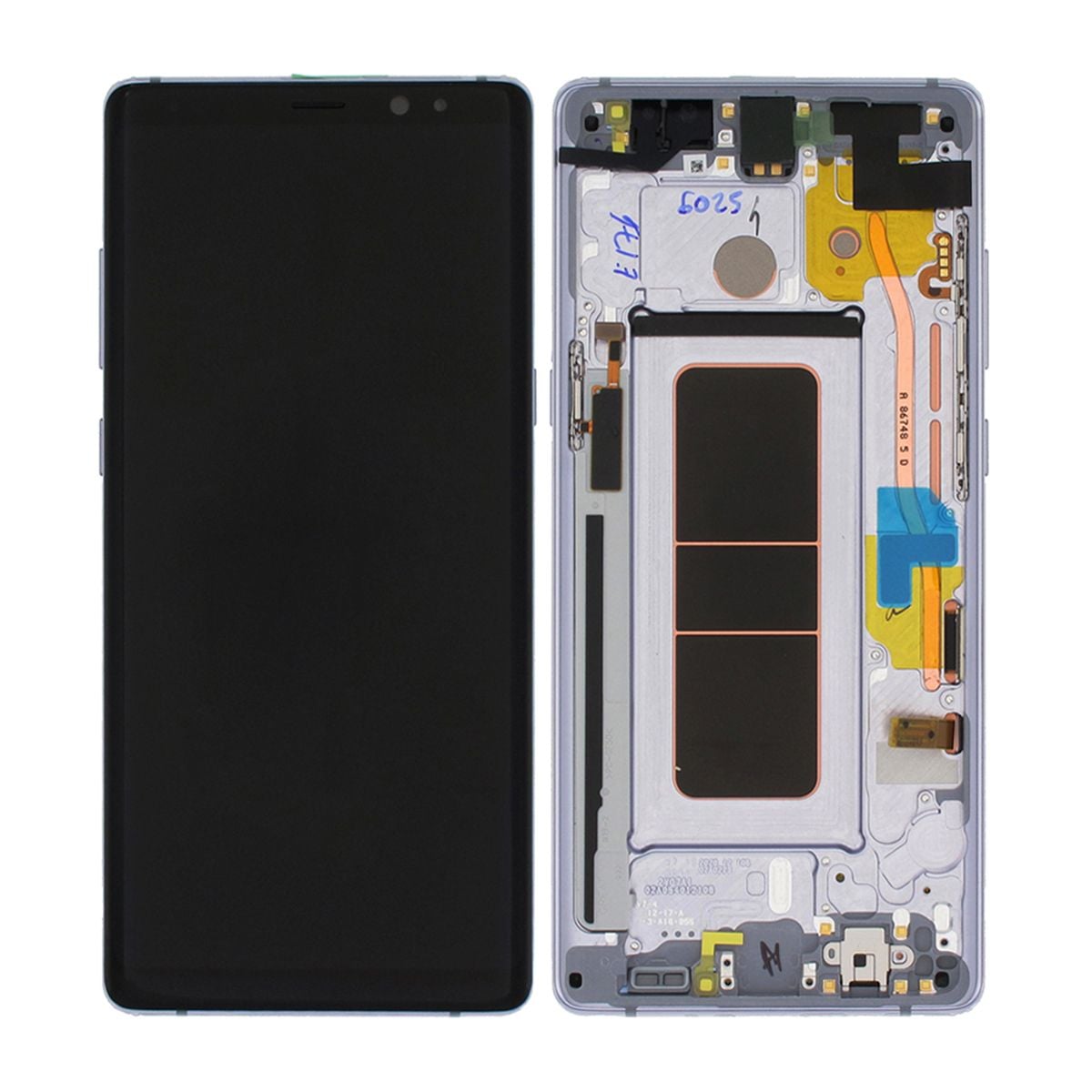 Samsung Galaxy Note 8 LCD Skärm med Display Original - Lila image 1