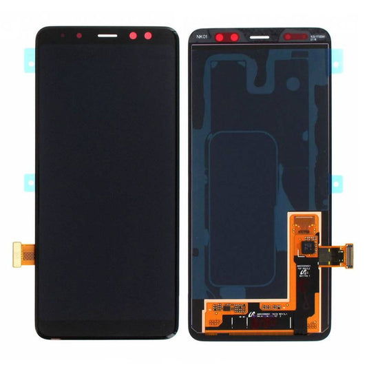 Samsung Galaxy A8 2018 (SM-A530F) LCD Skärm med Display Original - Svart image 1