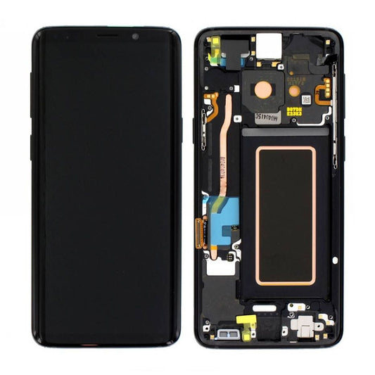 Samsung Galaxy S9 (SM-G960F) Skärm med LCD Display Original - Svart image 1