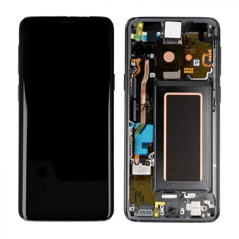 Samsung Galaxy S9 (SM-G960F) Skärm med LCD Display Original - Titanium Grå image 1