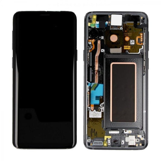 Samsung Galaxy S9 (SM-G960F) Skärm med LCD Display Original - Titanium Grå image 1