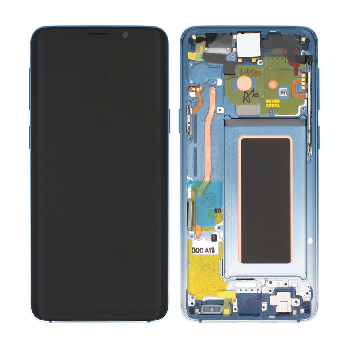 Samsung Galaxy S9 (SM-G960F) Skärm med LCD Display Original - Ljusblå image 1