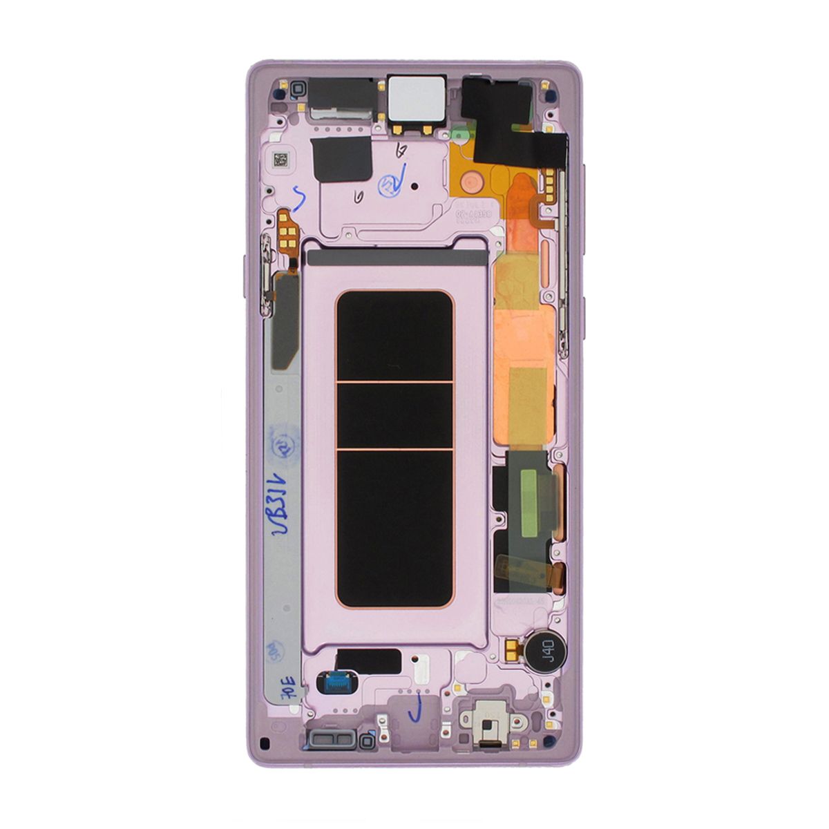Samsung Galaxy Note 9 (SM-N960F) Skärm med LCD Display Original - Lavendel image 3