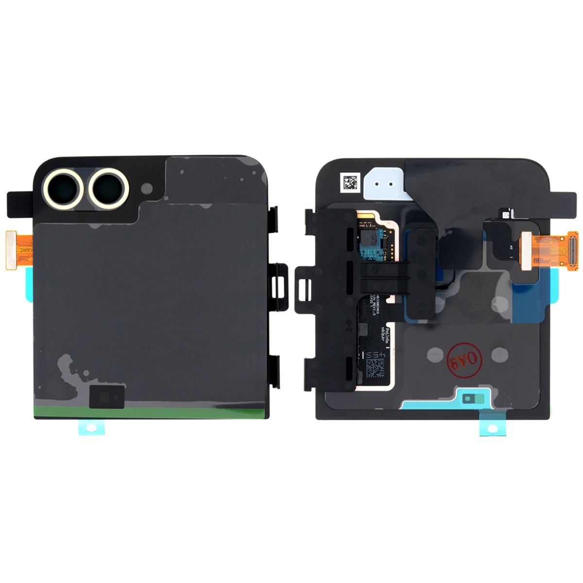 Samsung Galaxy Z Flip 6 (F741B) Utsida LCD Original - Gul image 1