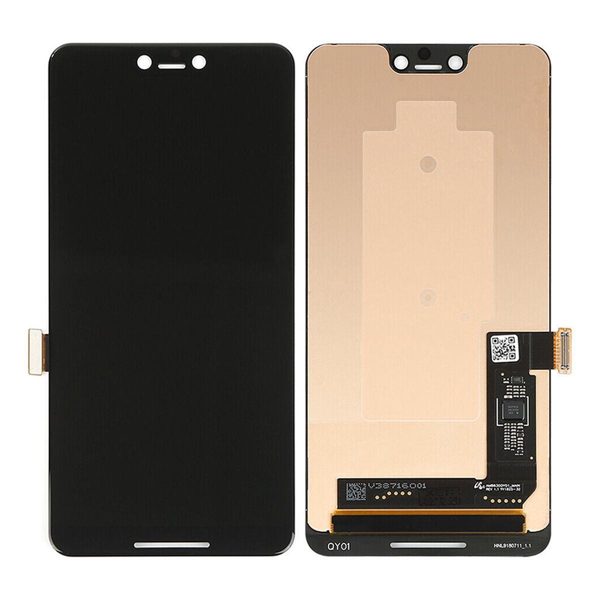 Google Pixel 3XL Skärm med LCD Display - Svart image 1