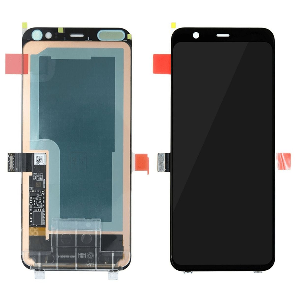 Google Pixel 4 XL Skärm med LCD Display Svart image 1