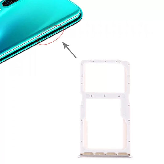 Huawei P30 Lite Minneskort/Simkortshållare - Vit image 1