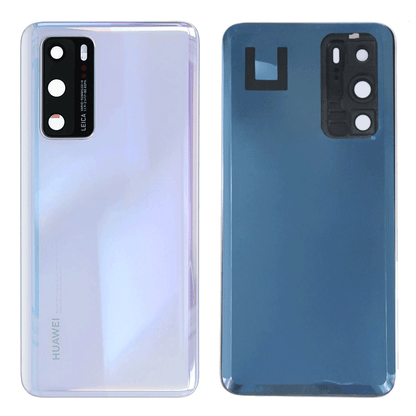 Huawei P40 Baksida/Batterilucka - Vit image 4