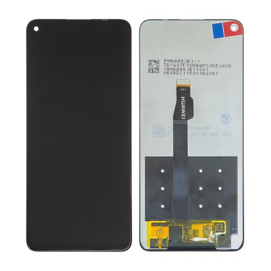 Huawei P40 Lite Skärm med LCD Display (utan ram) OEM - Svart image 1