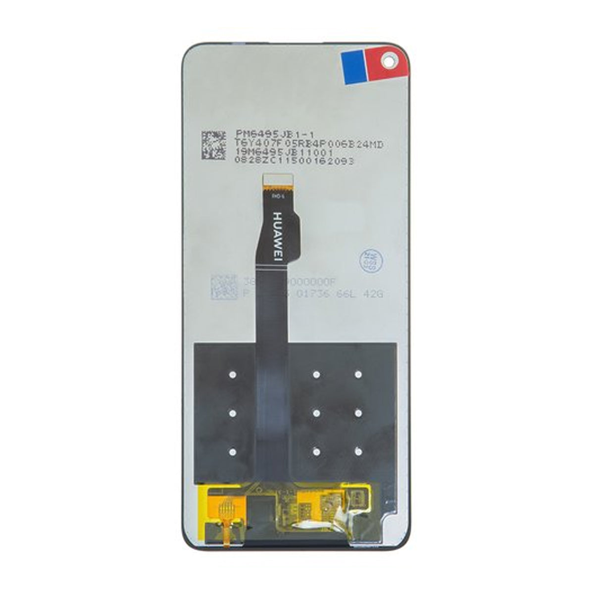 Huawei P40 Lite Skärm med LCD Display (utan ram) OEM - Svart image 3