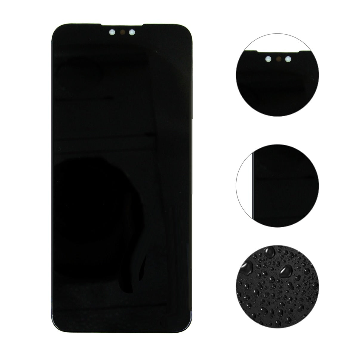 Huawei Y9 2019 Skärm/Display OEM - Svart image 2