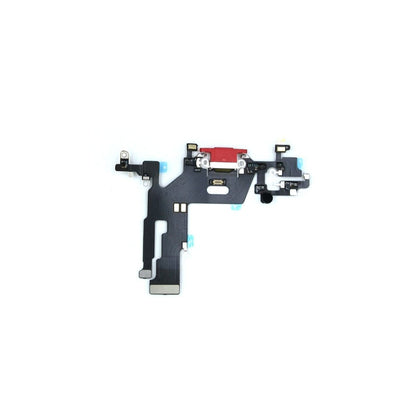 iPhone 11 Laddkontakt Flexkabel - Röd image 3