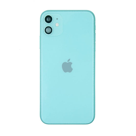 iPhone 11 Baksida med Komplett Ram - Grön image 1