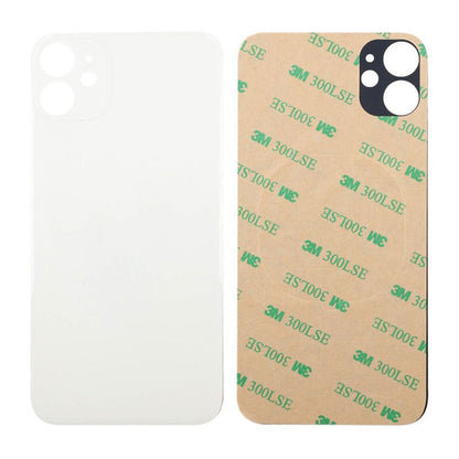iPhone 11 Baksida Glas med Självhäftande tejp - Vit image 1