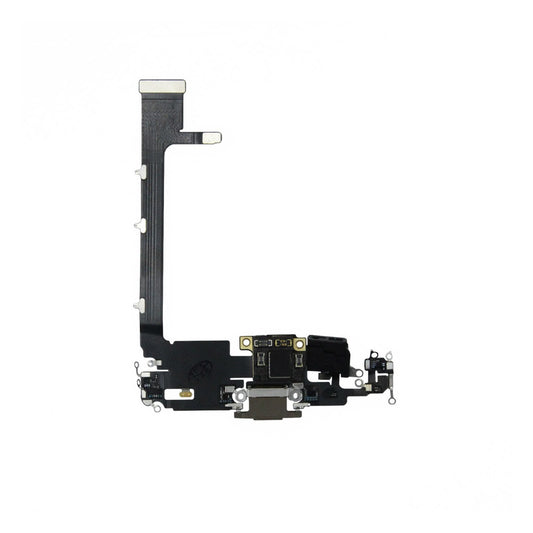iPhone 11 Pro Max Laddkontakt Flexkabel - Guld image 1