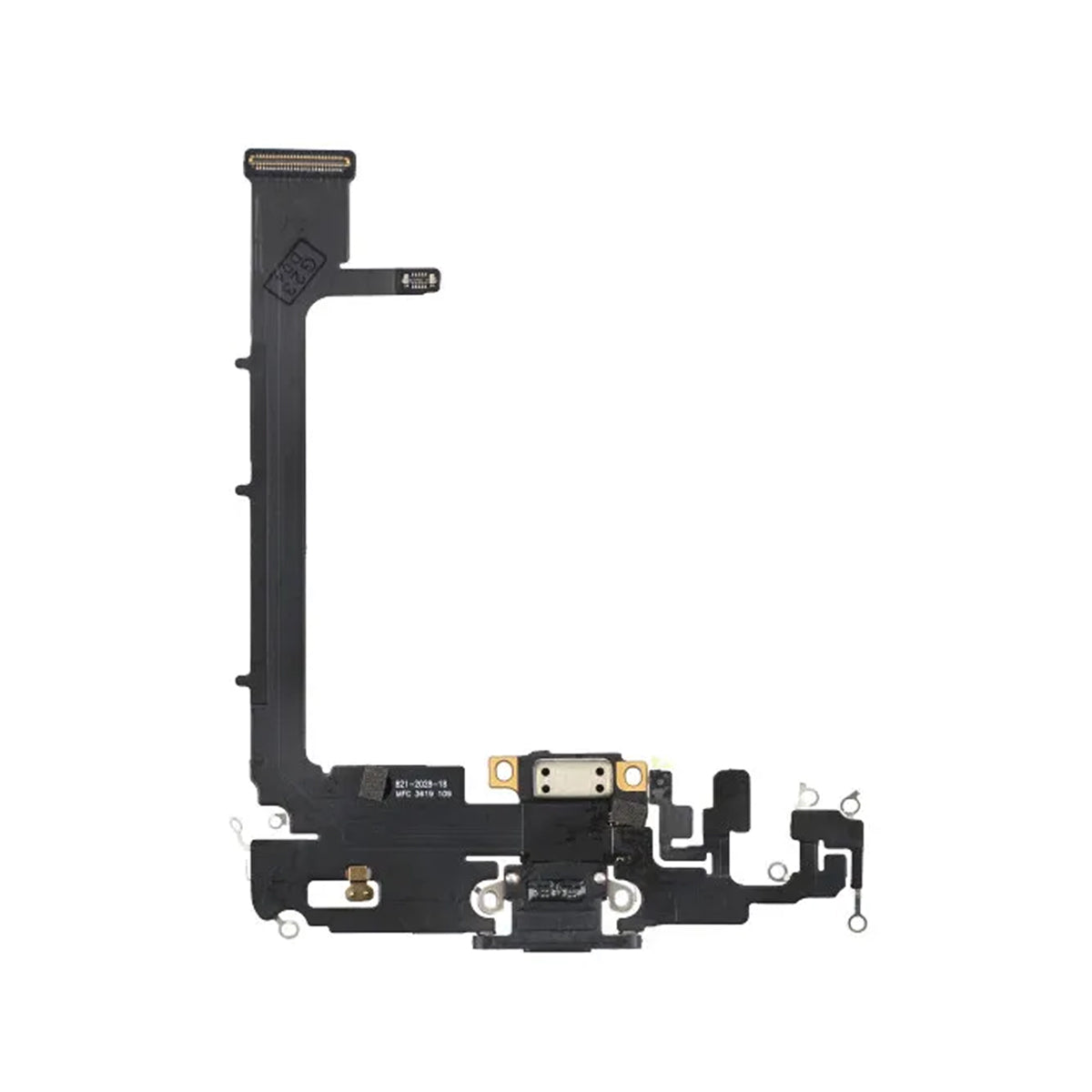 iPhone 11 Pro Max Laddkontakt Flexkabel - Rymdgrå image 3