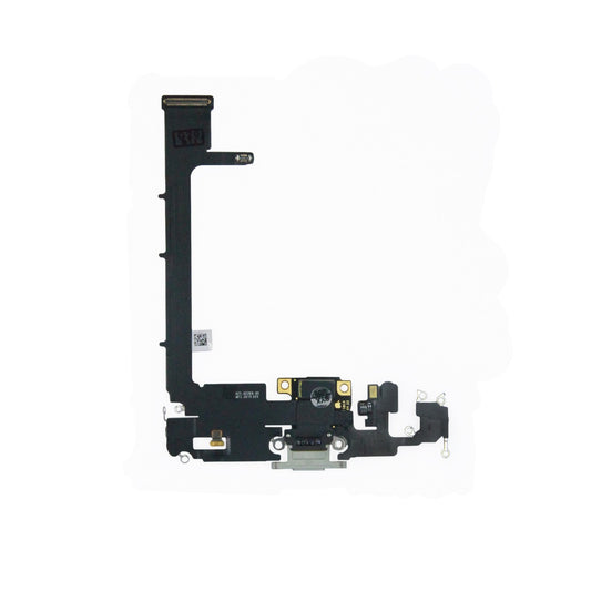 iPhone 11 Pro Max Laddkontakt Flexkabel - Silver image 1