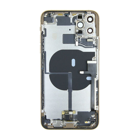 iPhone 11 Pro Max Baksida med Komplett Ram - Guld image 3