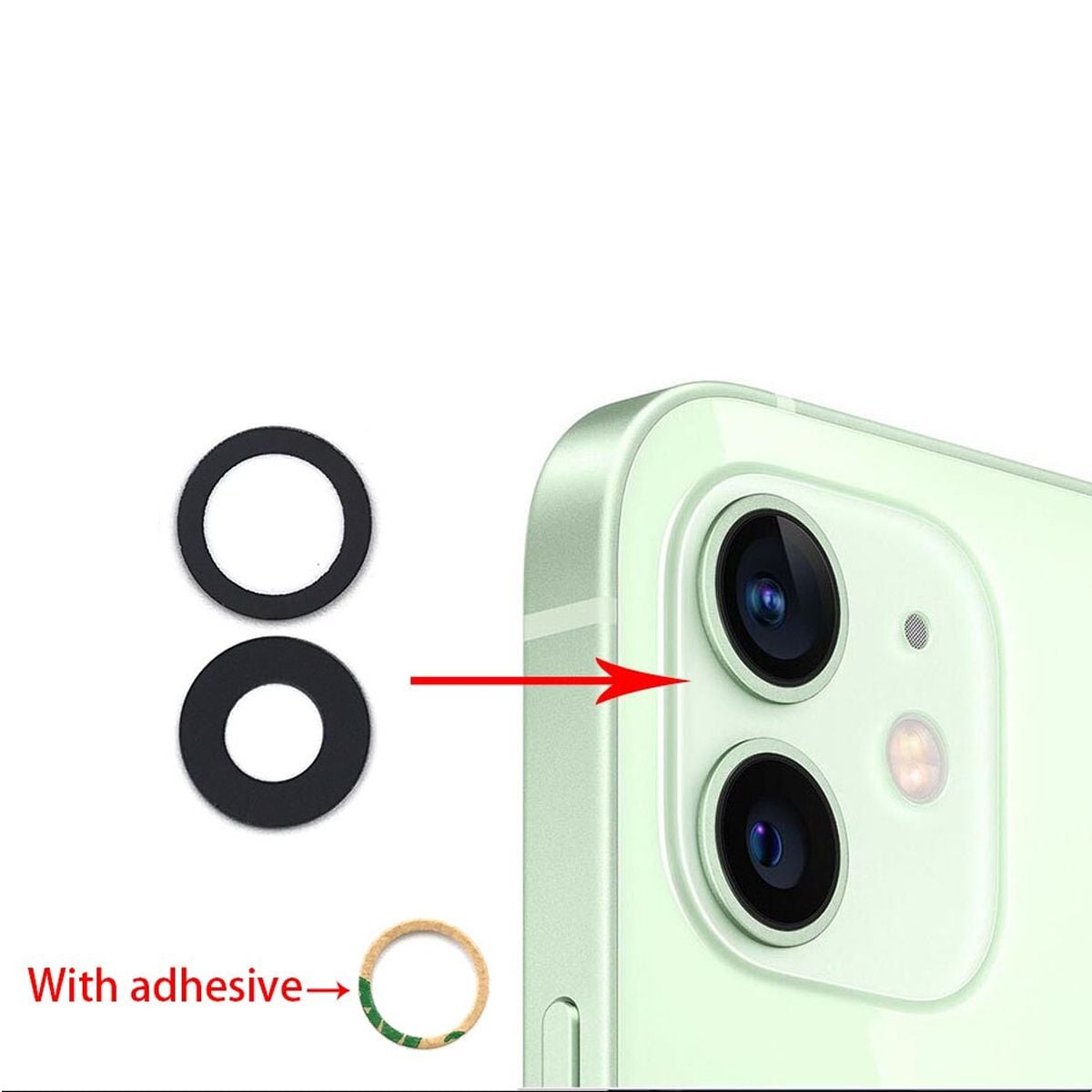 iPhone 12 Kameralins (2-pack) image 3