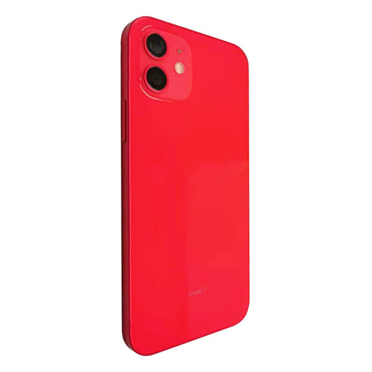 iPhone 12 Baksida med Komplett Ram - Röd image 2