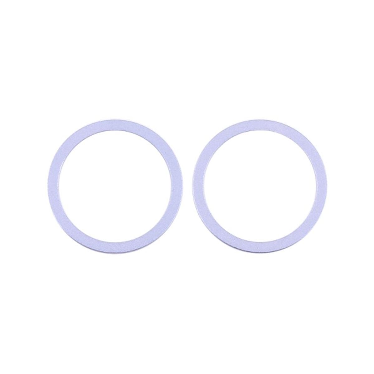 iPhone 12 Mini Linsskydd med Metallram (2 pack) - Lila image 1