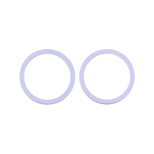 iPhone 12 Mini Linsskydd med Metallram (2 pack) - Lila image 1